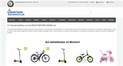 Desktop Screenshot of guenstiger-bekommen.de